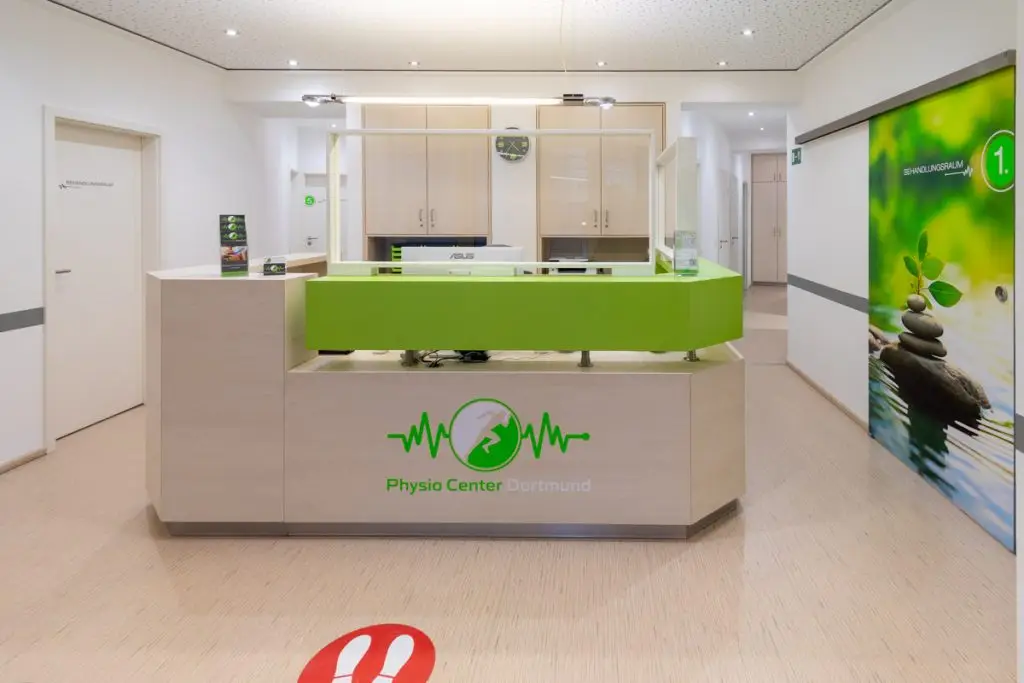 Eingangsbereich / Empfangsbereich vom Physio Center Dortmund